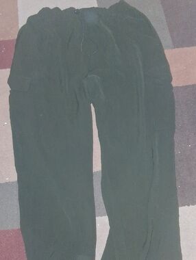 Rachel Zoe Men's Olive Drawstring Jogger Pants
